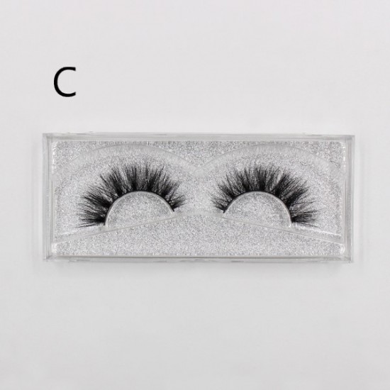 Thick Natural Long False Eyelashes 3D Mink Lashes 