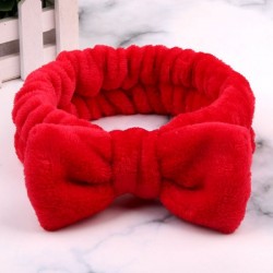 Big Rabbit Ears Coral Fleece Soft Elastic Hairbands 