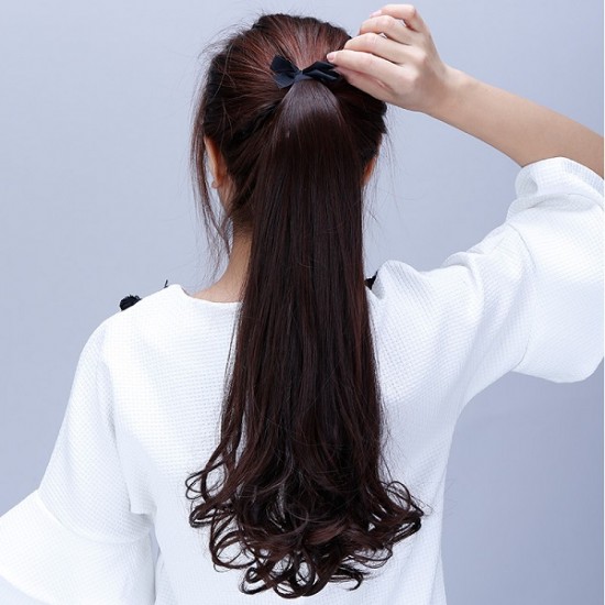 Long Curly Clip In Hair Tail False Hair 