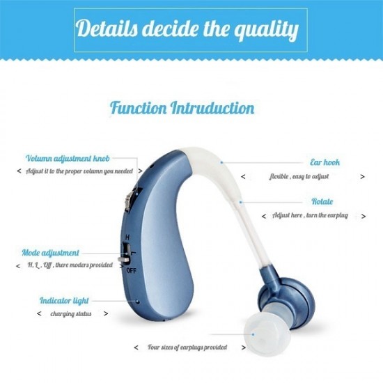 Portable Mini Digital Rechargeable Hearing Aid