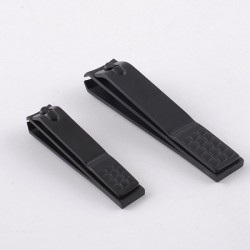 Nail Clipper Black Trimmer Portable Nail Cutters 