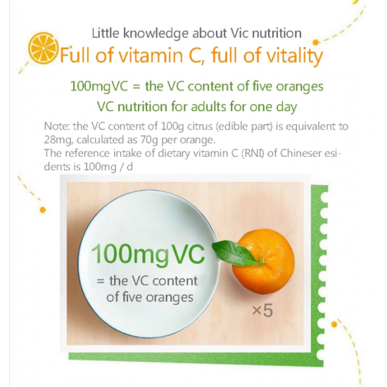 High Quality Vitamin C chewable tablets