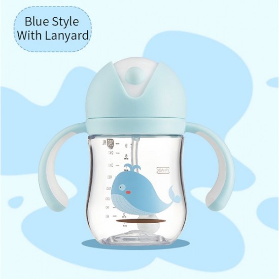 Baby Sippy Strap Cup Gravity Ball Drink Water Feeding bottle