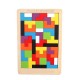 Colorful 3D Puzzle Wooden Tangram 