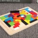 Colorful 3D Puzzle Wooden Tangram 