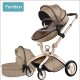 Baby Stroller 3 in 1,Hot Mom travel system High Land-scape stroller with bassinet in 2020 Folding Carriage for Newborns baby