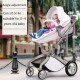 Baby Stroller 3 in 1,Hot Mom travel system High Land-scape stroller with bassinet in 2020 Folding Carriage for Newborns baby