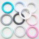 20pc Silicone Teething  Ring With Hole 