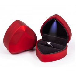 heart-shaped   Jewelry box with LED 