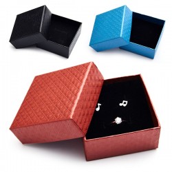  Fashion Jewelry Boxes Diamond Pattern Jewelry Presents Gifts Case 