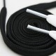 1 Pair High Quality White Black Shoelace