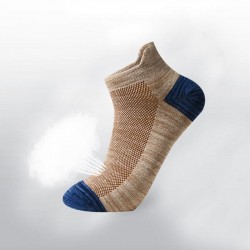 Cotton Sports Solid Color Wear-resistant Breathable Men's Socks 