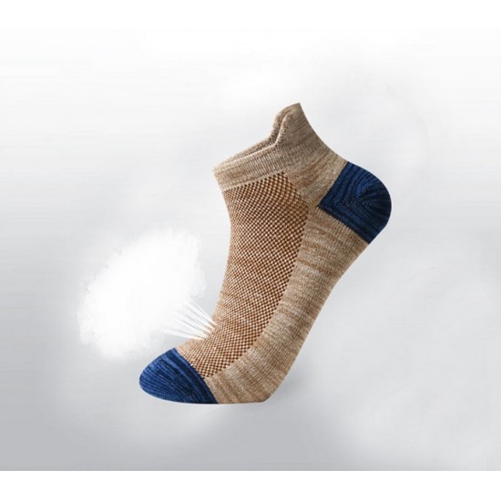 Cotton Sports Solid Color Wear-resistant Breathable Men's Socks 