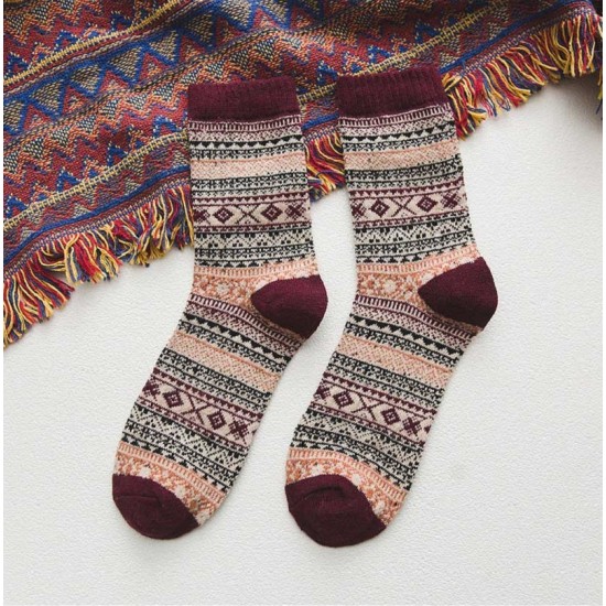 Warm men socks wool man winter thick socks 5 Pais Per Lot