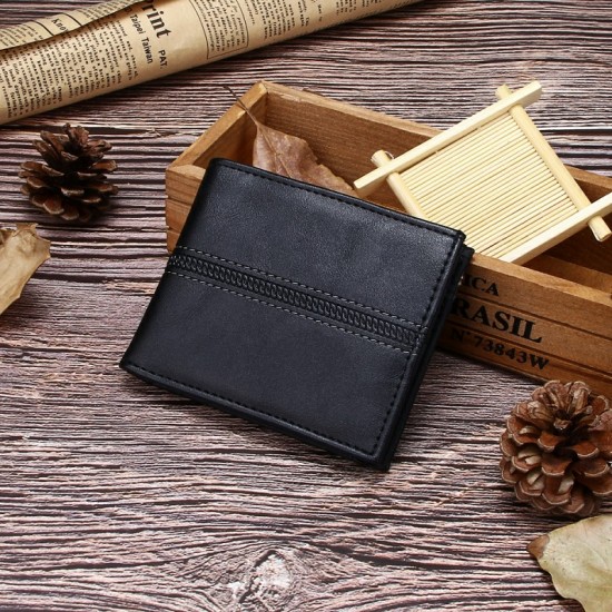 Budxapjw Luxury Design Solid Leather Wallets  Short Wallet