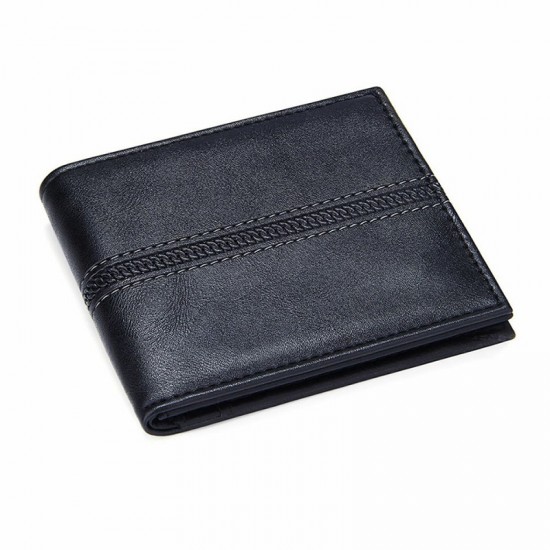 Budxapjw Luxury Design Solid Leather Wallets  Short Wallet