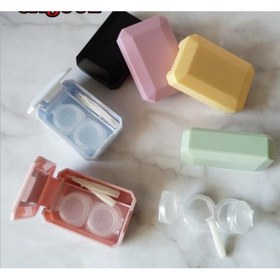 Glasses Contact Lens container with Mirror