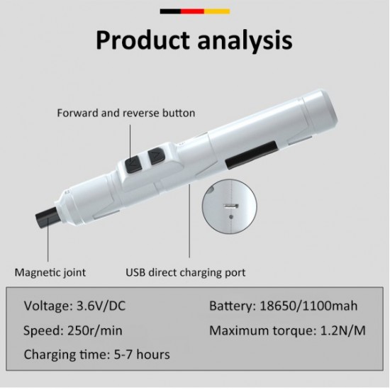 Forward Reverse Mini Cordless Electric Drill