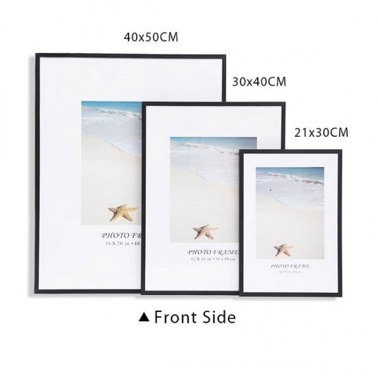 5pcs Classic Photo Picture Frame Metal Plexiglass