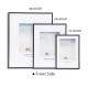 5pcs Classic Photo Picture Frame Metal Plexiglass