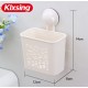 Super suction plastic bathroom sponge shampoo holder, Strong suction cup bathroom storage rack tooth brush holder 