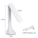 LED Touch Table Lamp Foldable USB Powered Table Lamp