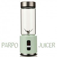 Small Portable Electric juicers  380Ml Glass Smoothie Blender Juicer