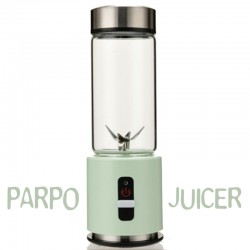 Small Portable Electric juicers  380Ml Glass Smoothie Blender Juicer