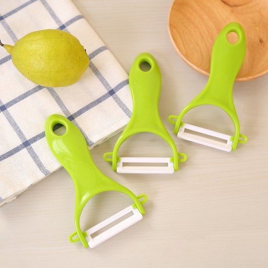 Creative Ceramic Fruit  Peeler kitchen paring knife multi-function kitchen peeler