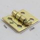 20Pcs Mini Metal Hinges for DIY