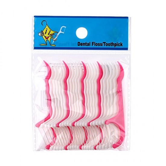 100 Pcs/Lot Disposable Dental Flosser