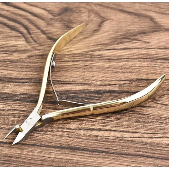 1PC Stainless Steel Gold Nail Scissors