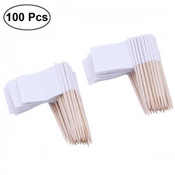 1 Pack of 100 Racing Flag Toothpicks