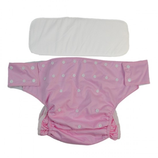 Adult Cloth Diaper Nappy Reusable Washable Diaper 