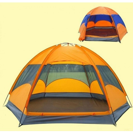 5 Person Hexagon Rainproof  Tent 