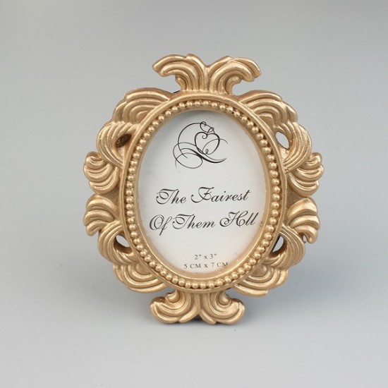 Oval Baroque Photo Frame