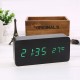 3 A Power Wood Table Clock Digital LED table clock